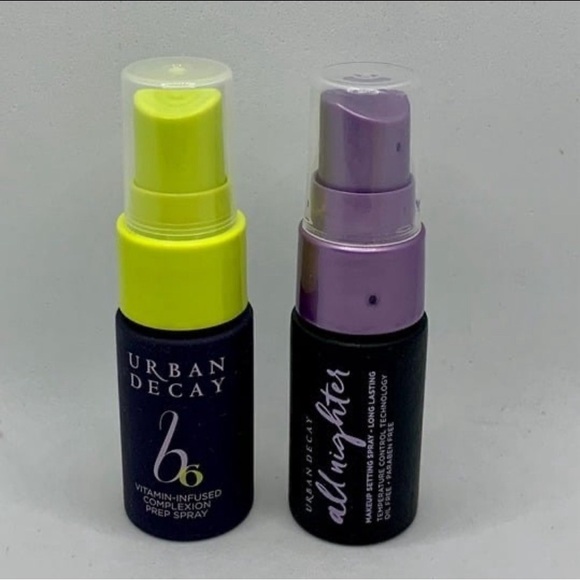 URBAN DECAY All-Nighter Setting & B6 Complexion Face Spray Mini Bundle NWOB - Picture 2 of 6